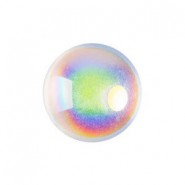 Les perles par Puca® Cabochon 14mm Crystal ab 00030/28701